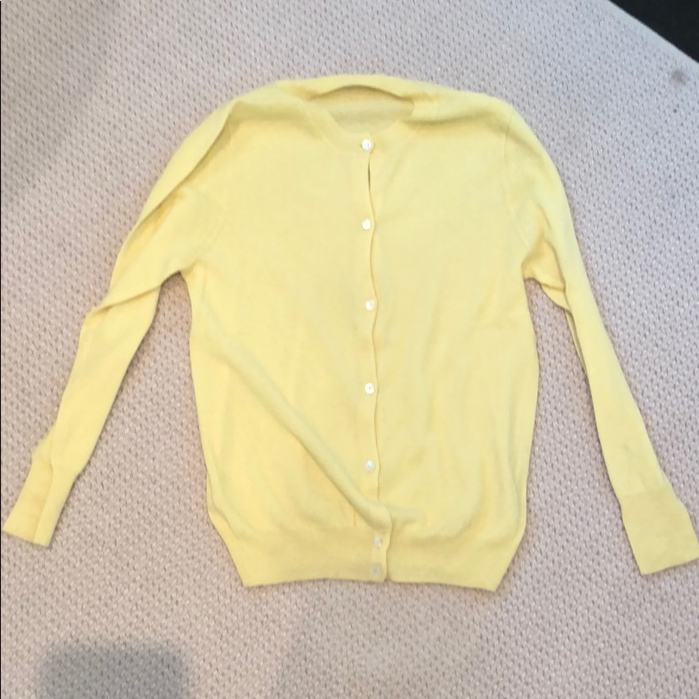 J crew 100% cashmere cardigan